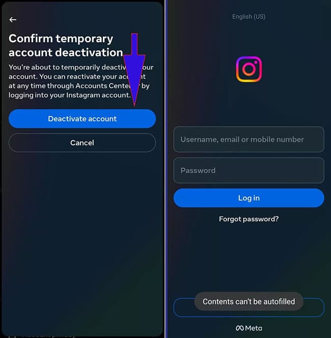 how to get back your temporarily disabled instagram account