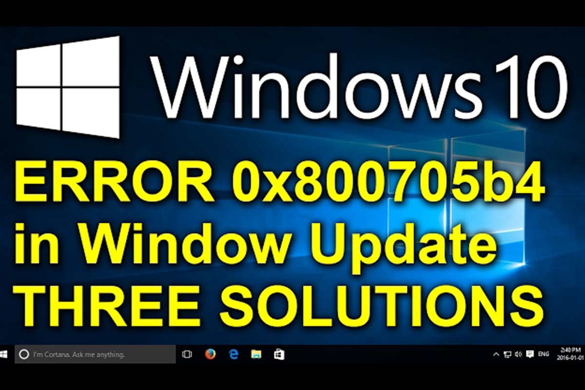 How to Fix Error Code 0x800705b4 in Windows 