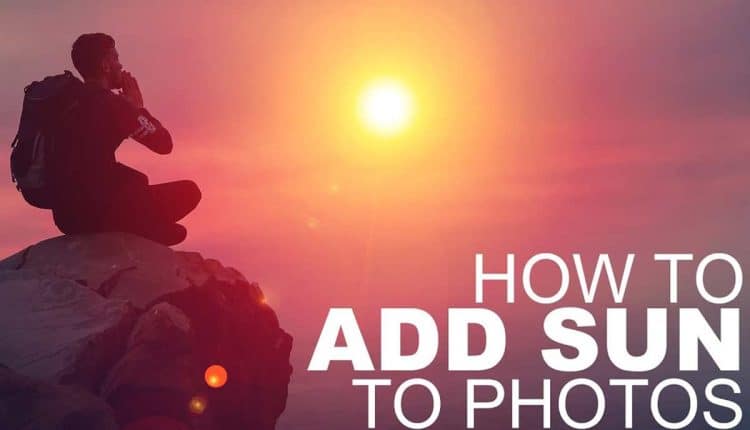 how to add sunlight in photoshop